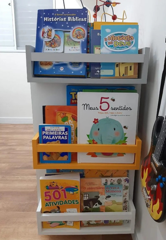 Mesa de Estudos com Organizador de Brinquedos