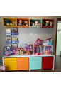 Kit Quarto Infantil – Mesa de Estudos, Caixas de Brinquedos, Nichos e Prateleiras