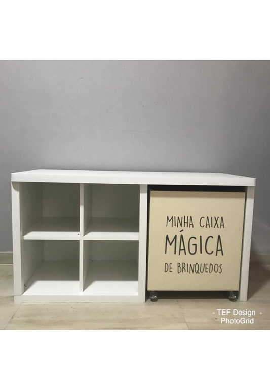Mesa Nicho com Caixa de Brinquedos