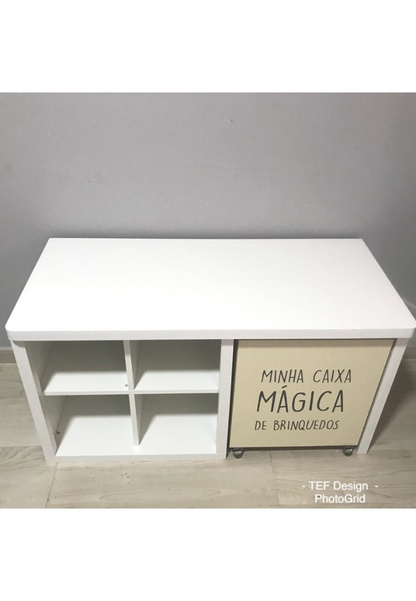 Mesa Nicho com Caixa de Brinquedos