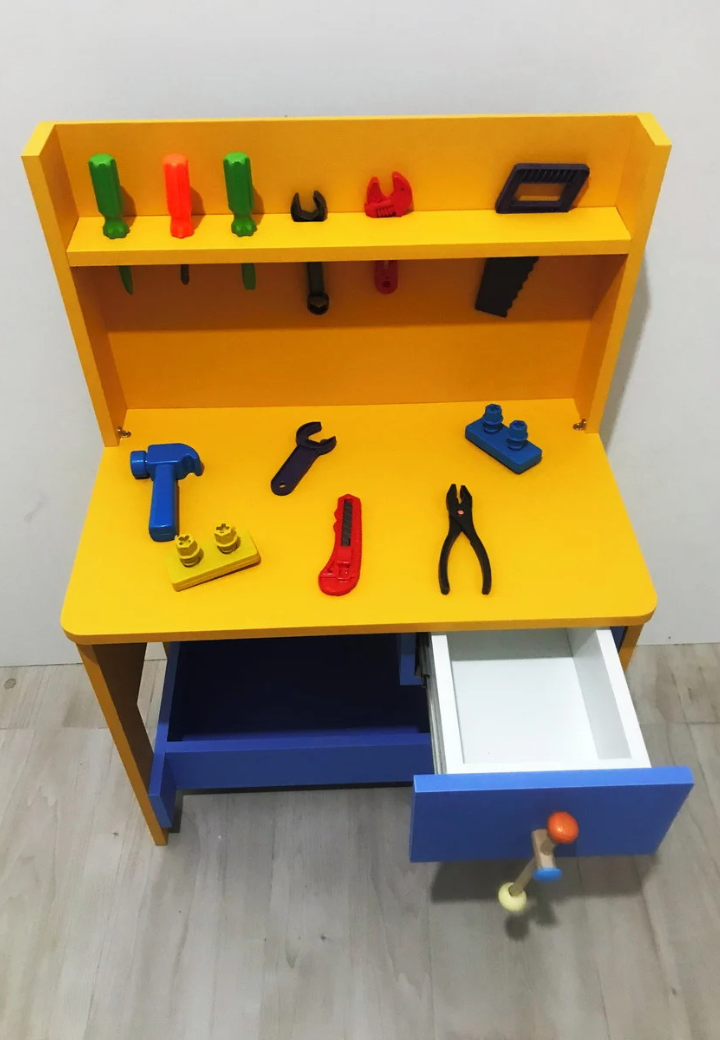 Bancada de Ferramentas Infantil