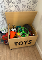 Baú Organizador de Brinquedos Toys