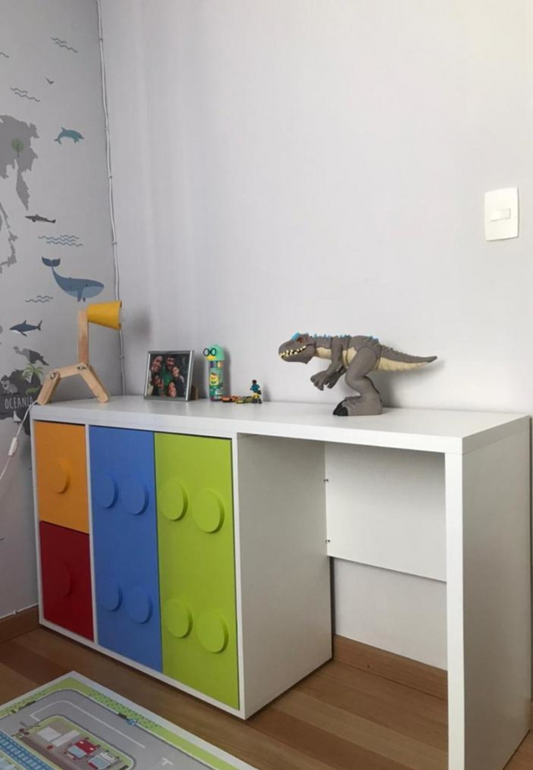 Mesa de Estudos/Armário Organizador Temático